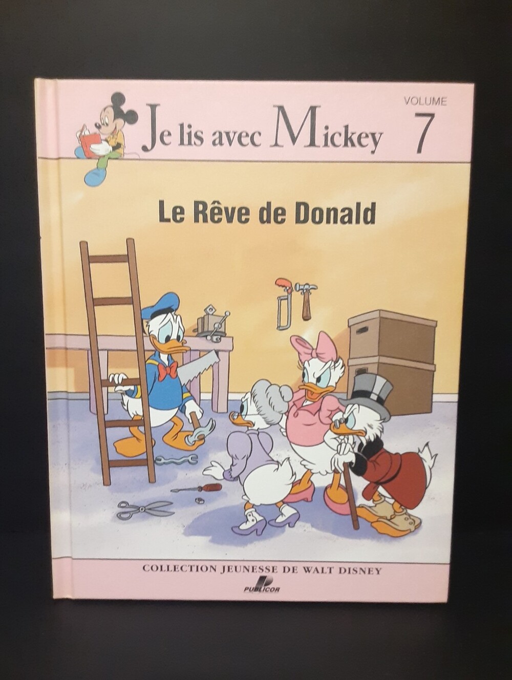 Vintage 1991 French Walt Disney Le Rêve de Donald Book Volume